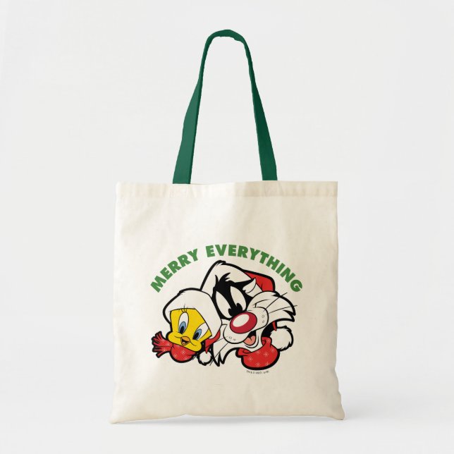 Bolsa Tote TWEETY™ & SYLVESTER™ "Feliz Tudo" (Frente)