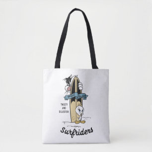 Bolsa Tote TWEETY™ & SYLVESTER™ Surfriders