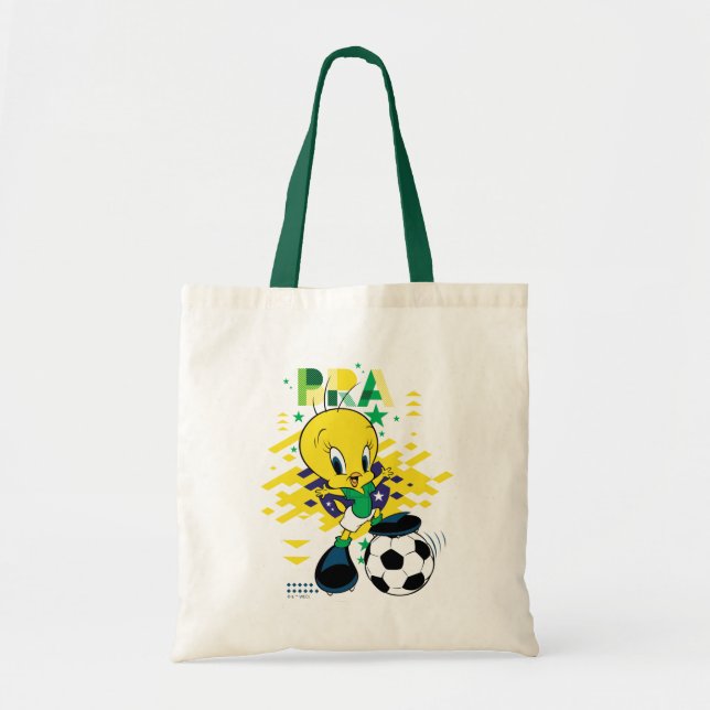 Bolsa Tote TWEETY™ Team Brazil Soccer Graphic (Frente)