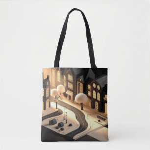 Bolsa Tote Twilight Town: Oásis Urbana Eetéal