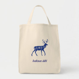 Bolsa Tote Twin Mãe - Saco de Tote em Língua Finlandesa