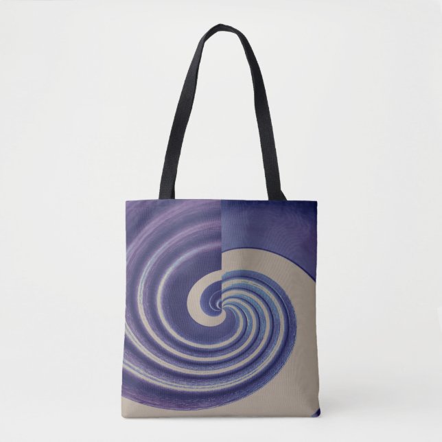 Bolsa Tote Twirl, curl circles. Make rings & rounds. (Frente)