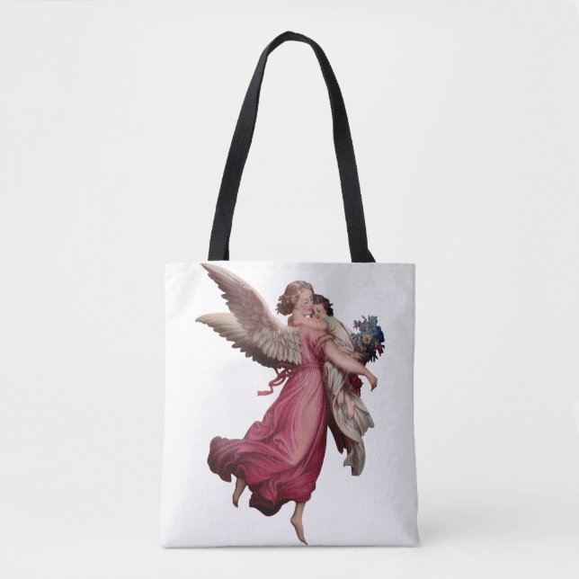 Bolsa Tote Two Angels in Flight (Frente)