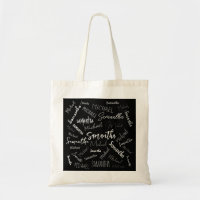 Two names couple pattern monogram black grey white