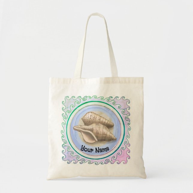 Bolsa Tote Two Pretty seashells  (Frente)