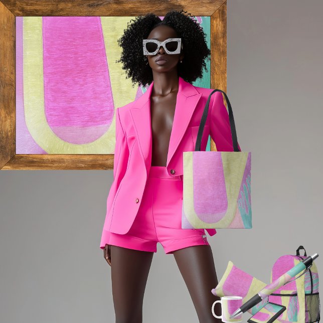 BOLSA TOTE "U"  (
 Get the full “U” collection at: https://bit.ly/SmartArtIIZazzle. )