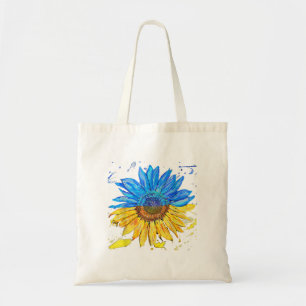 Bolsa Tote Ucrânia Bandeira Girassol Vintage Camisa Ucraniana