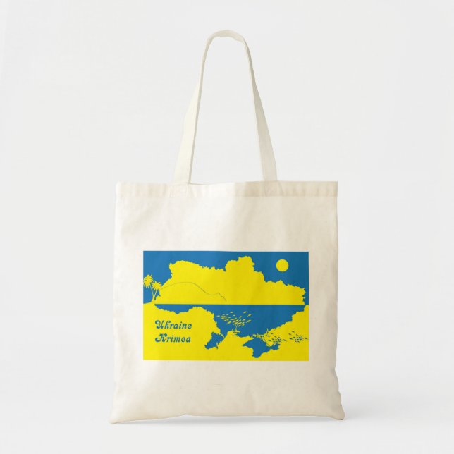 Bolsa Tote Ucrânia e Krimea (Frente)