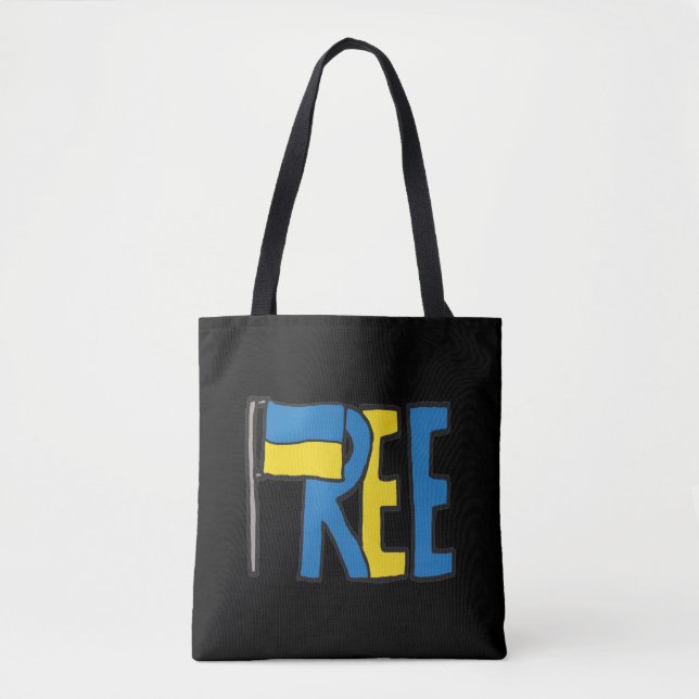 Bolsa Tote Ucrânia livre (Frente)