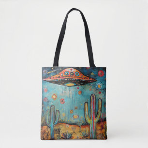 Bolsa Tote UFO Divertido Funcional