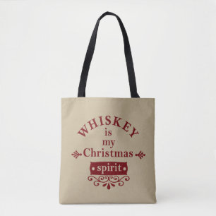 Bolsa Tote uísque é meu espírito de natal