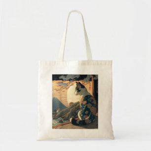 Bolsa Tote Ukiyo-e Art Kanagawa Vintage Tatuagem Japonesa Art