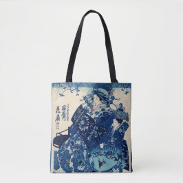 Bolsa Tote Ukiyo-e Japonês – Utagawa Kuniyoshi – Texto Person