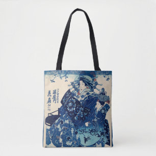 Bolsa Tote Ukiyo-e Japonês – Utagawa Kuniyoshi – Texto Person