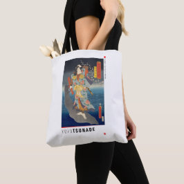 Bolsa Tote ukiyoe - Yūfu Tsunade - mágico japonês -