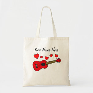 Bolsa Tote Ukulele Copia Músico Do Jogador Uke