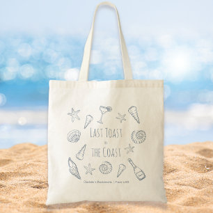 Bolsa Tote Última Brinde Desenhada à Mão na Bachelorette Cost