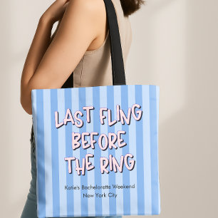 Bolsa Tote Última Fuga Antes Da Bachelorette Do Anel