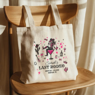 Bolsa Tote Última Rodeo Cowgirl Diversão Nash Bash Bacheloret