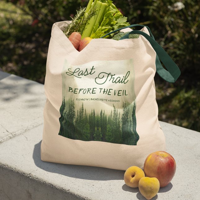 Bolsa Tote Última Trilha Antes Da Bachelorette Do Véu (Criador carregado)