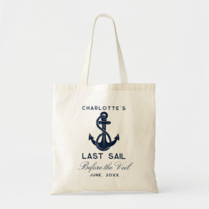Bolsa Tote Última Vela Náutica Antes da Despedida de Solteira
