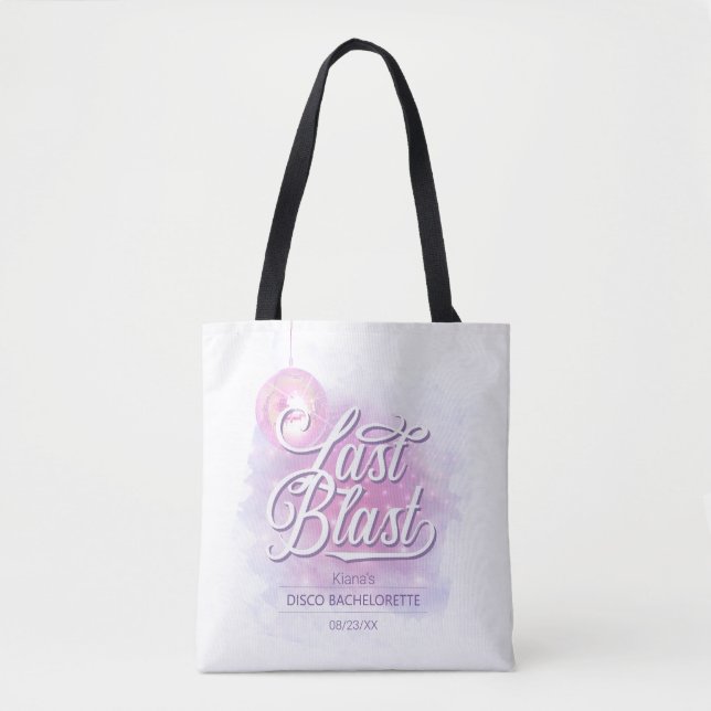 Bolsa Tote Último Blaço de Bachelorette Disco ID928 (Frente)