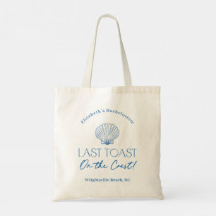 Bolsa Tote Último brinde na costa Blue Shell Despedida de Sol