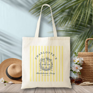 Bolsa Tote Último Brinde na Costa! Listras de Despedida de So