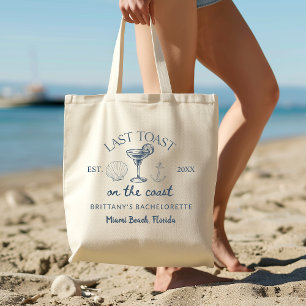 Bolsa Tote Último Brinde na Festa de Solteira na Praia da Cos