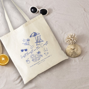 Bolsa Tote Último brinde na praia da despedida de solteira be
