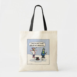Bolsa Tote Último dia de Frosty - Cartoon de Natal Engraçado