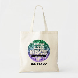 Bolsa Tote Último Disco de Festa de solteira Personalizada