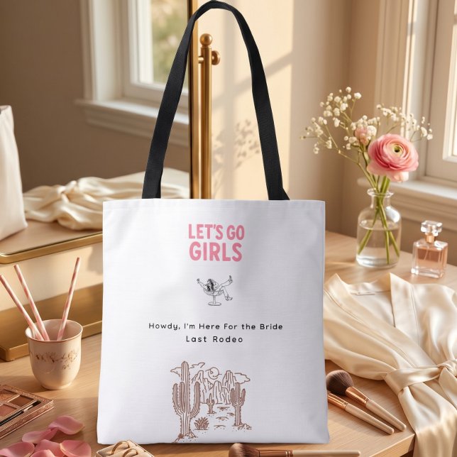 Bolsa Tote Último Rodeio Festa de Despedida de Solteira Viral (Criador carregado)