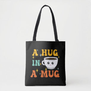 Bolsa Tote Um abraço em um cãozinho