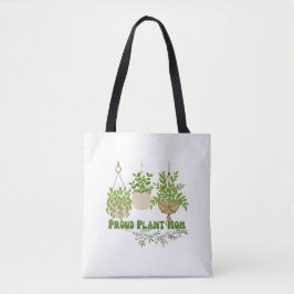 Bolsa Tote Um belo crachá para a mãe amante da planta.