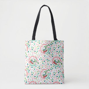 Bolsa Tote Um borrão de Natal Cheer Pattern