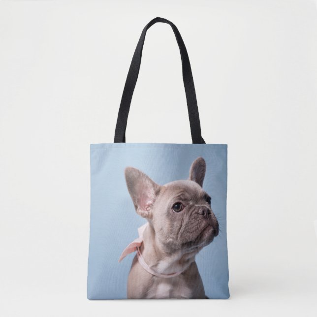 Bolsa Tote Um Bulldog Francês (Frente)