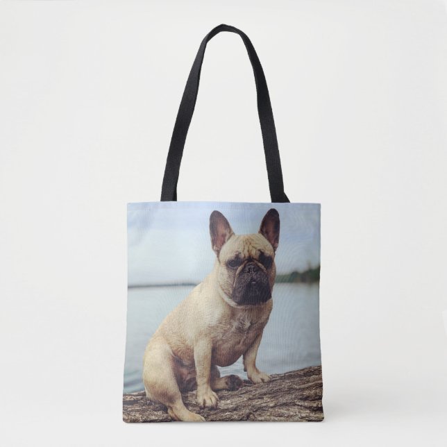 Bolsa Tote Um Bulldog Francês (Frente)