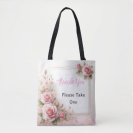 Bolsa Tote Um Buquê de Obrigados: Floral para a Gratidão