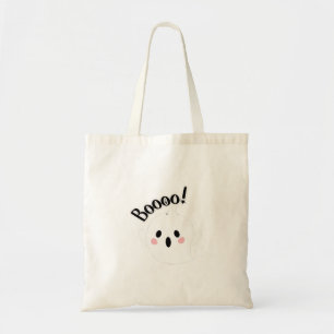 Bolsa Tote Um Casual criativo de boo branco bonito