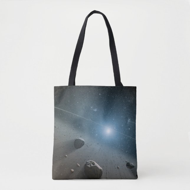 Bolsa Tote Um Cinturão Asteroide Em Torno Da Estrela Brilhant (Frente)