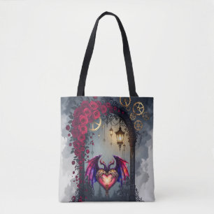 Bolsa Tote Um Convite ao Luar – O Amor Gira as Engrenagens do