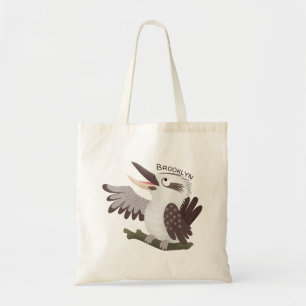 Bolsa Tote Um desenho animado e engraçado