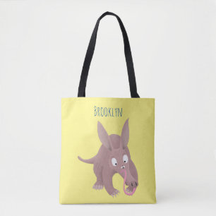 Bolsa Tote Um desenho animado engraçado