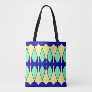 Bolsa Tote Um design clássico vibrante e moderno de várias co