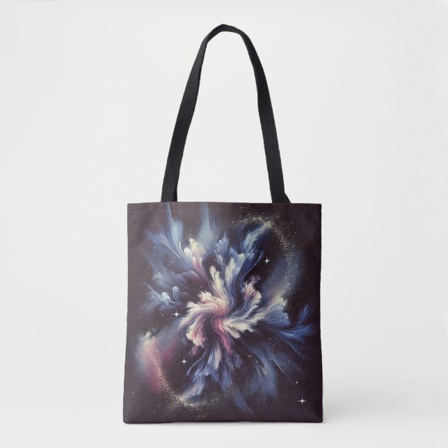 Bolsa Tote Um design de abstrato-galáxia captando o mistério  (Frente)