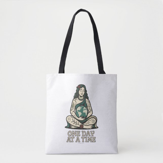 Bolsa Tote Um Dia de Cada Vez (Gaia) -  (Frente)