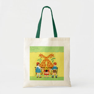 Bolsa Tote Um dia no jardim zoológico