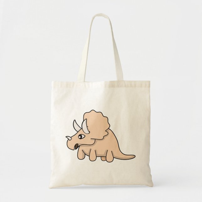 Bolsa Tote Um dinossauro fofo (Frente)