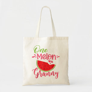 Bolsa Tote Um Em Um Aniversário Da Família Melon Vovó Melão P